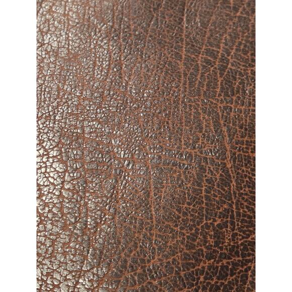 Fossil Riley Metallic Crossbody Bag Silver Foil Leather Camera Style Chic - Picture 3 of 12